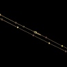 Złoty naszyjnik z cyrkoniami pr.585