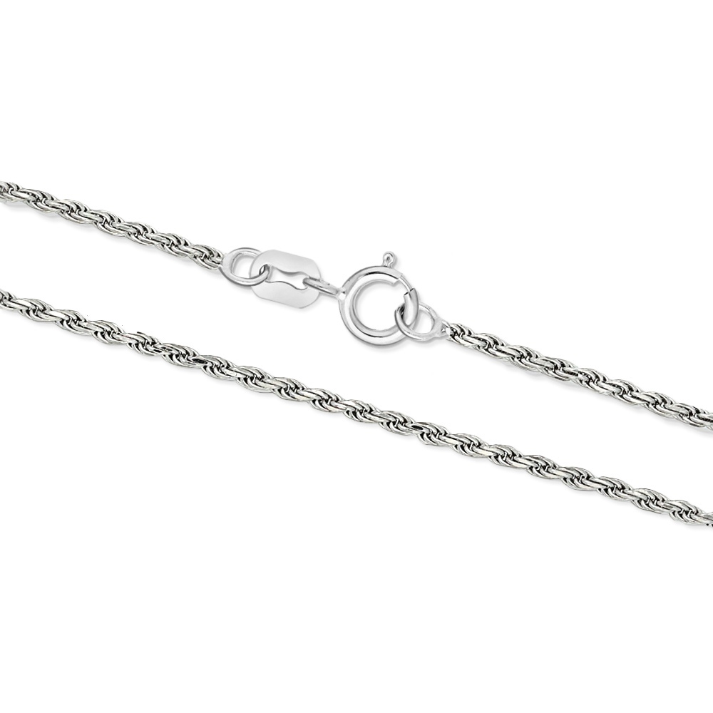 Srebrny łańcuszek - Kordel 55cm pr.925