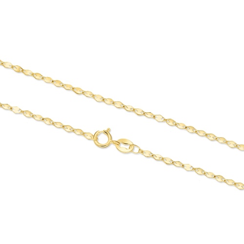 Złoty łańcuszek - Ankier Ozdobny 45cm pr.585