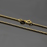 Złoty łańcuszek - Kulki 44cm pr.585