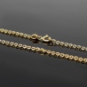 Złoty łańcuszek - Ankier 65cm pr.585