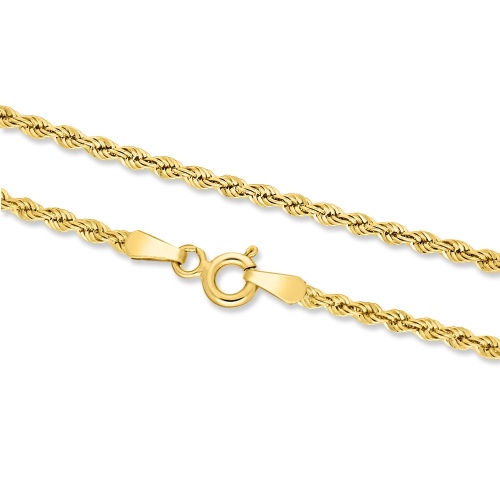 Złoty łańcuszek - Kordel 45cm pr.333