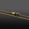 Złoty łańcuszek - Żmijka 42cm pr.585