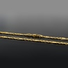Złoty łańcuszek - Zdobione Figaro 50cm pr. 333