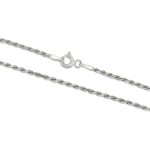 Srebrny łańcuszek - Kordel 45cm pr.925