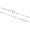 Srebrny łańcuszek - Ankier 80cm pr.925