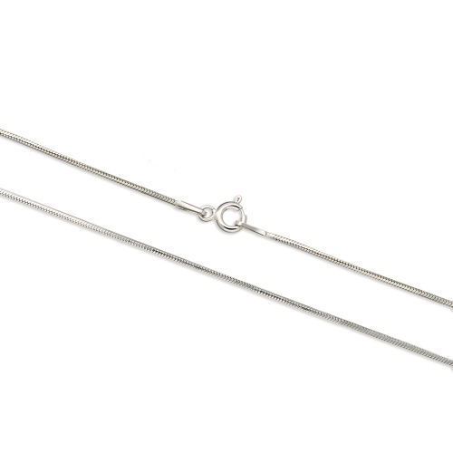 Srebrny łańcuszek - Żmijka 45cm pr.925