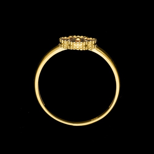 Złoty pierścionek - Marokańska koniczyna pr.585