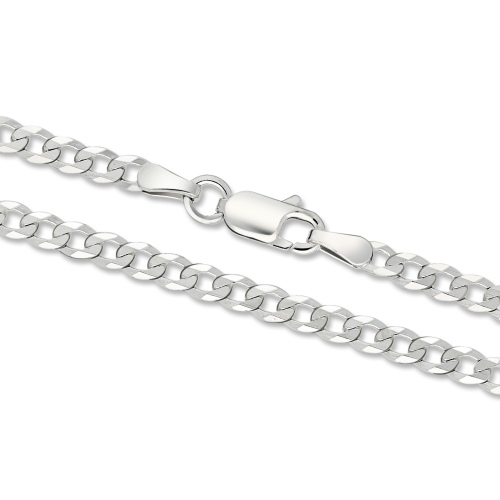 Srebrny łańcuszek - Pancerka 50cm pr.925