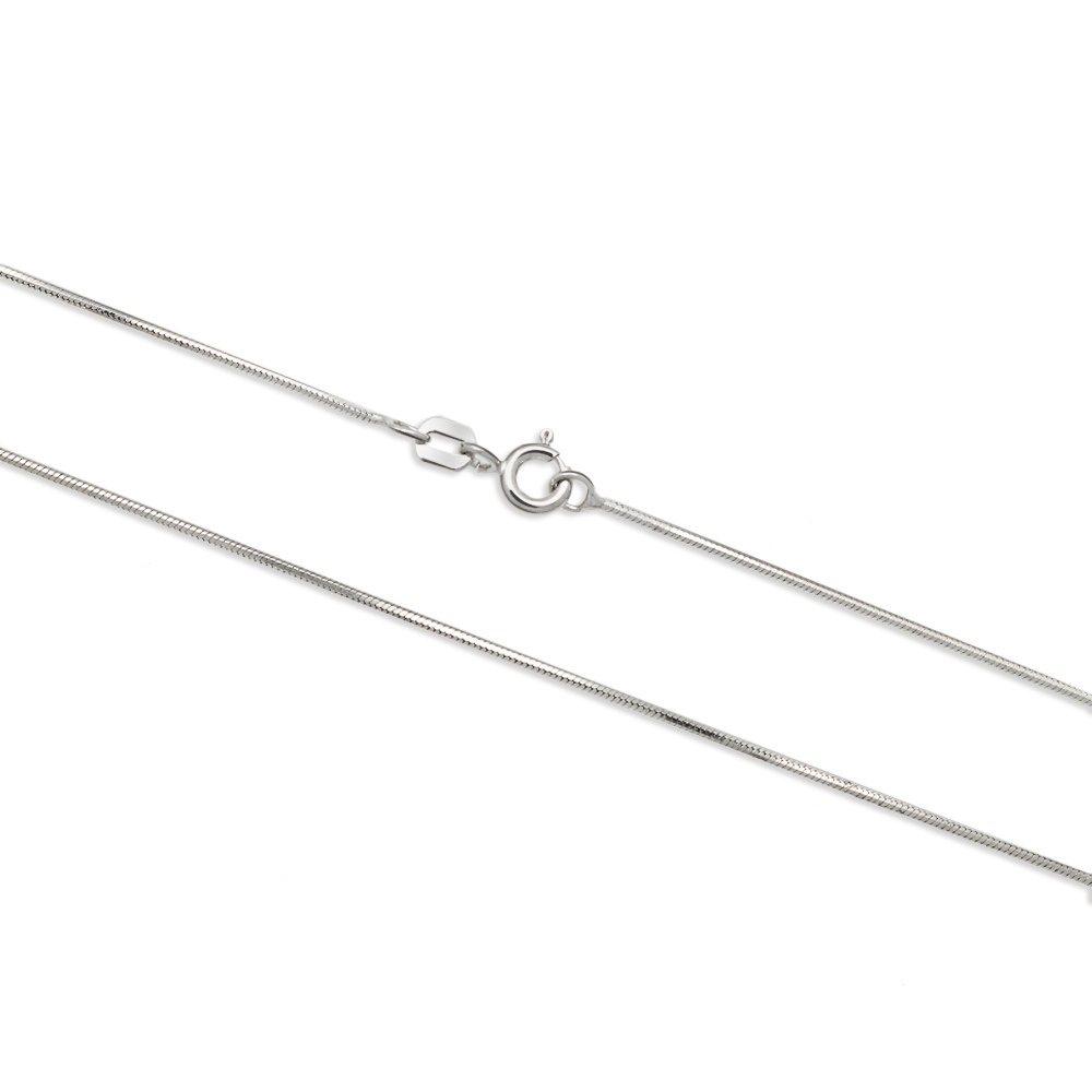 Srebrny łańcuszek - Żmijka 55cm pr.925