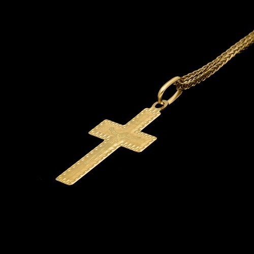 Złota zawieszka - Krzyżyk pr.585