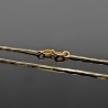 Złoty łańcuszek - Ozdobna Żmijka 45cm pr.585