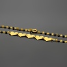 Złoty naszyjnik - Serca 45cm pr.333