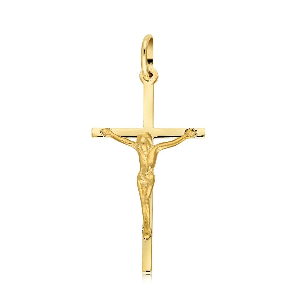 Złota zawieszka - Krzyżyk pr.585