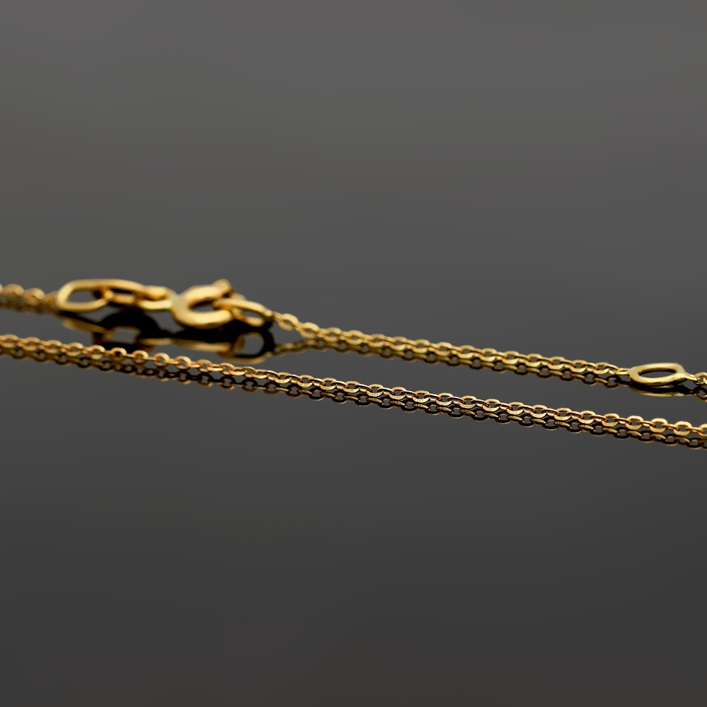Złoty łańcuszek - Ankier 42-45cm pr.585