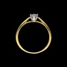 Złoty pierścionek z cyrkonią pr.333