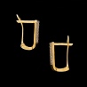 Złote kolczyki z Cyrkoniami pr.585