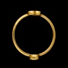 Złoty Pierścionek z Cyrkoniami pr.585