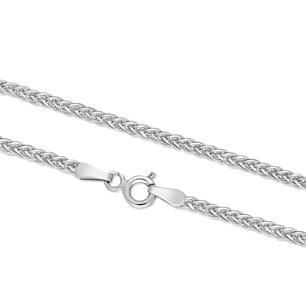 Srebrny łańcuszek - Lisi Ogon 55cm pr.925
