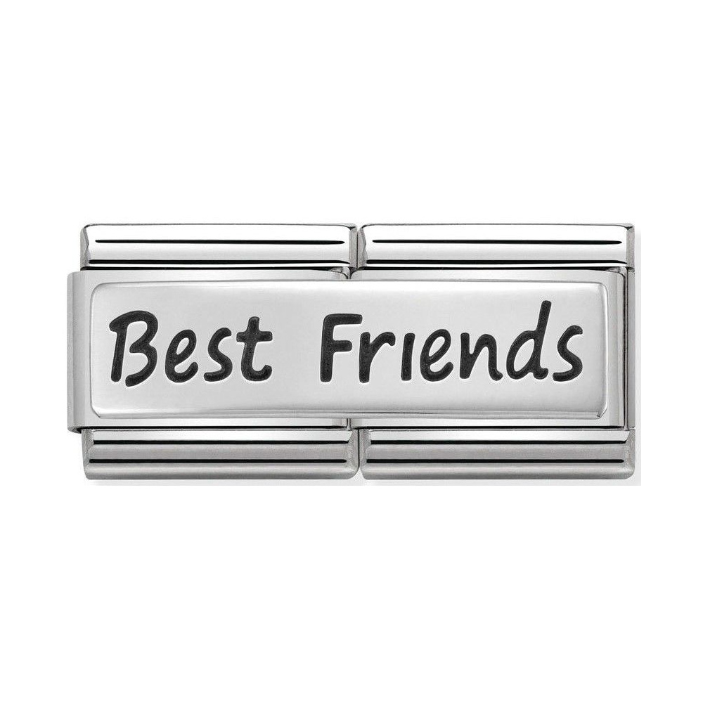 Nomination - Double Link 925 Silver Best Friends