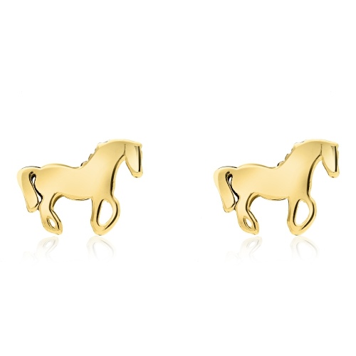 Złote kolczyki - Konie pr.333