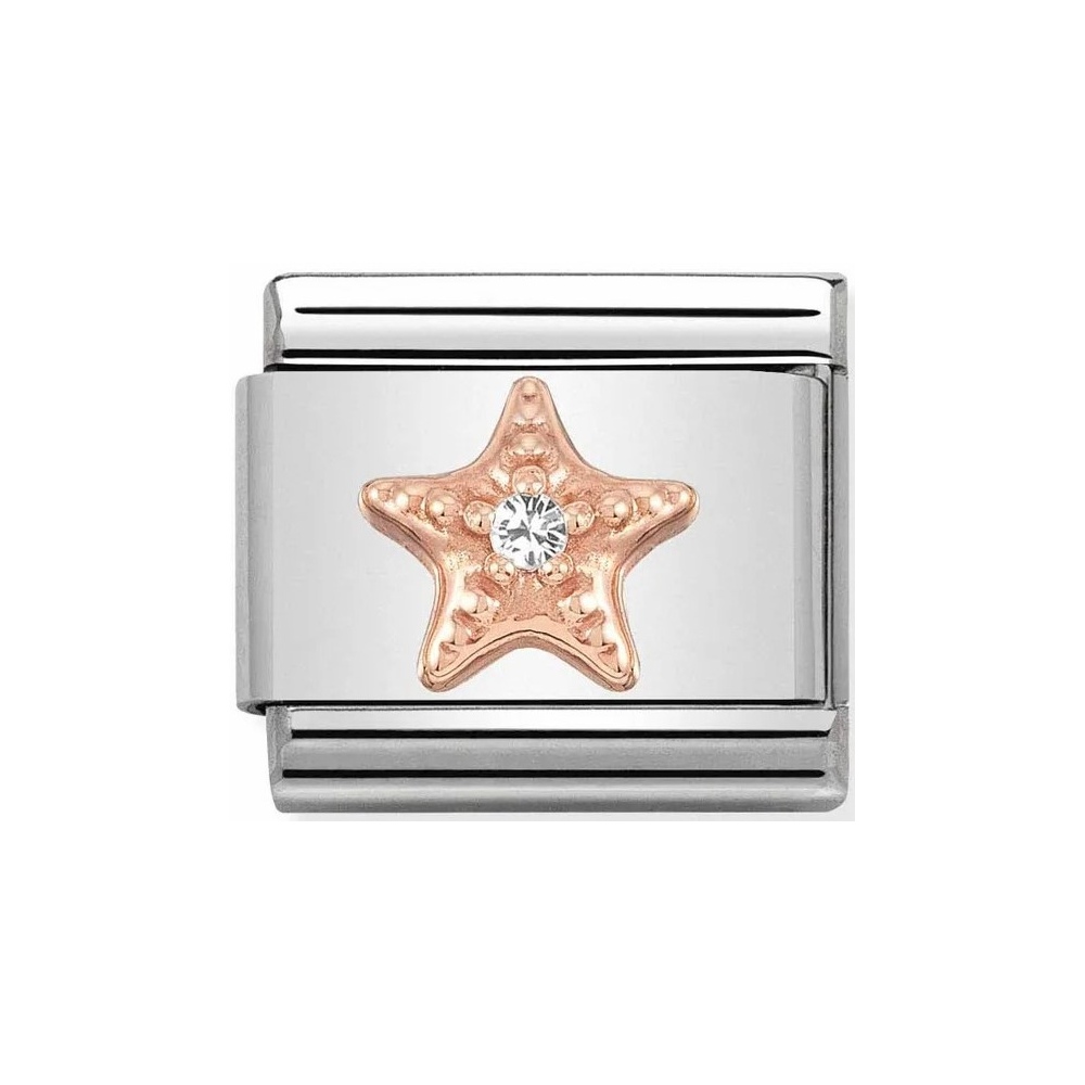 Nomination - Link 9K Rose Gold 'Starfish With Gemstone' 430305/27