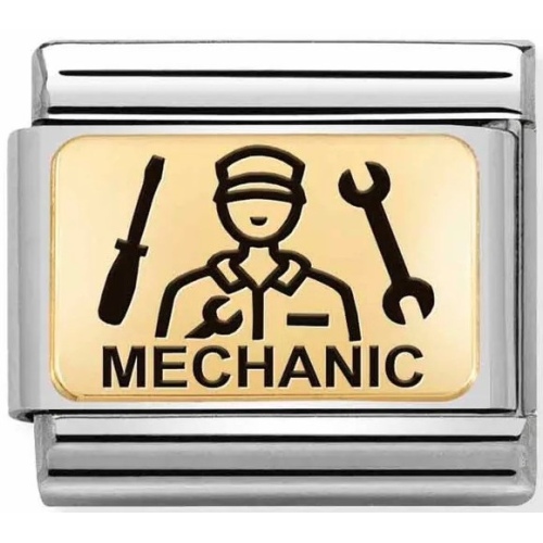 Nomination - Link 18K Gold 'Mechanic' 030166/29