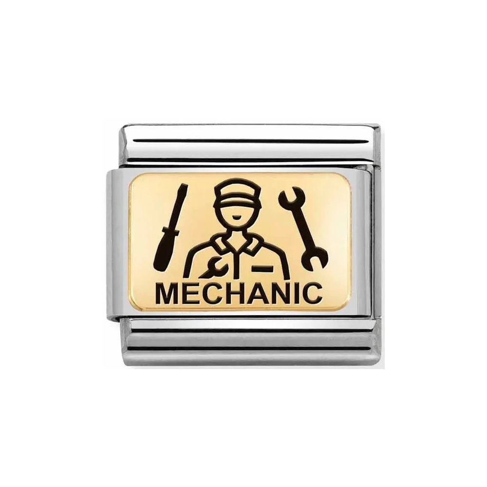 Nomination - Link 18K Gold 'Mechanic' 030166/29