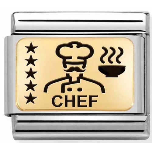Nomination - Link 18K Gold 'Chef' 030166/28