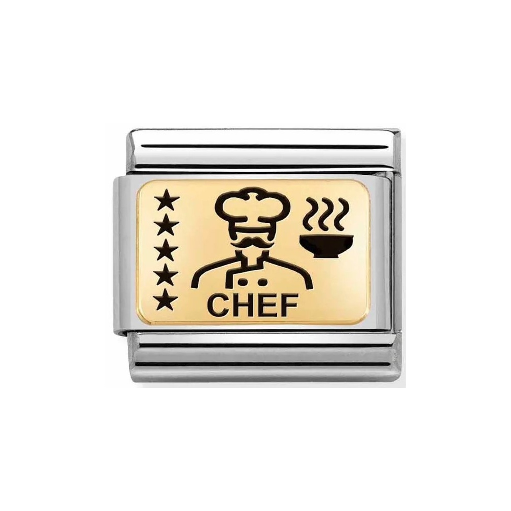 Nomination - Link 18K Gold 'Chef' 030166/28
