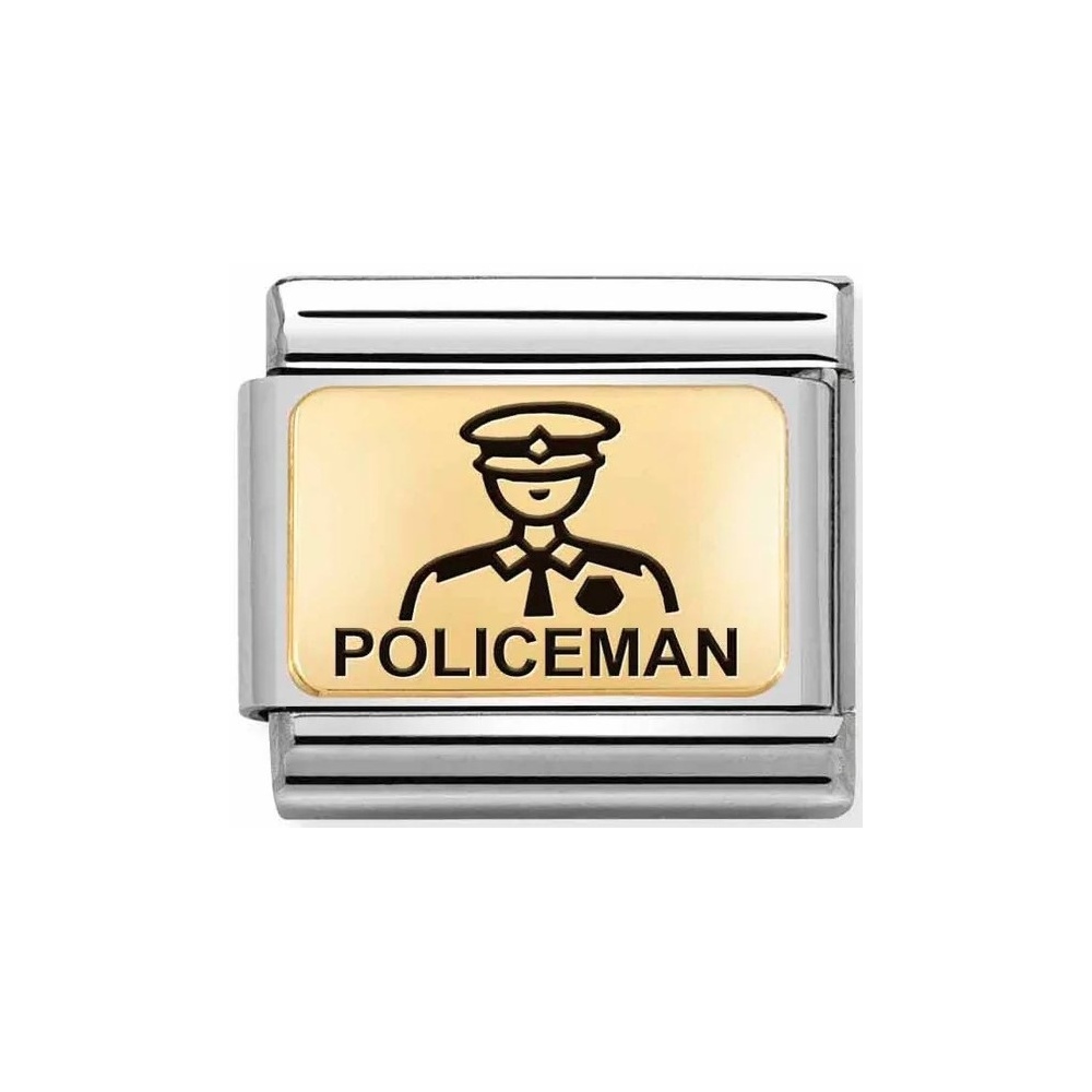 Nomination - Link 18K Gold 'Policeman' 030166/22