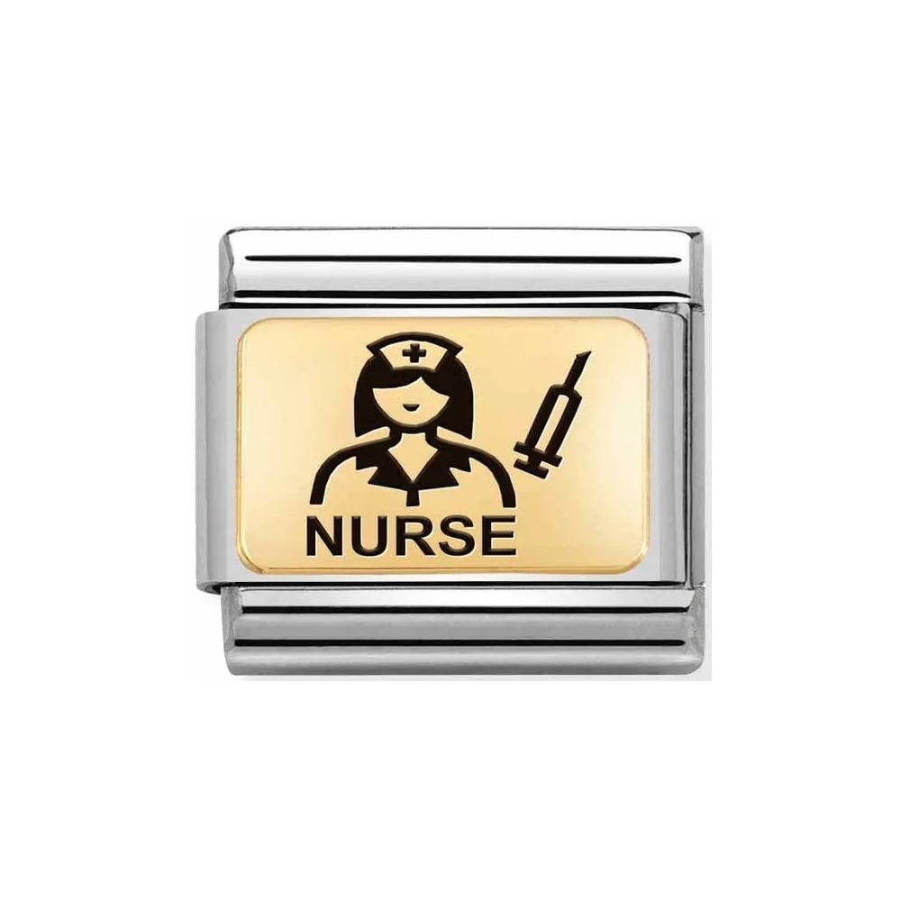 Nomination - Link 18K Gold 'Nurse' 030166/17