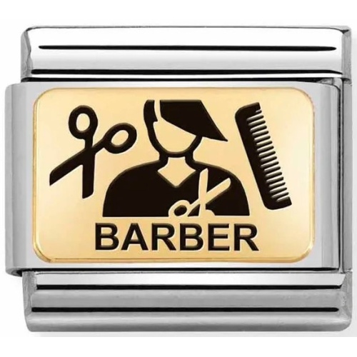 Nomination - Link 18K Gold 'Barber' 030166/13