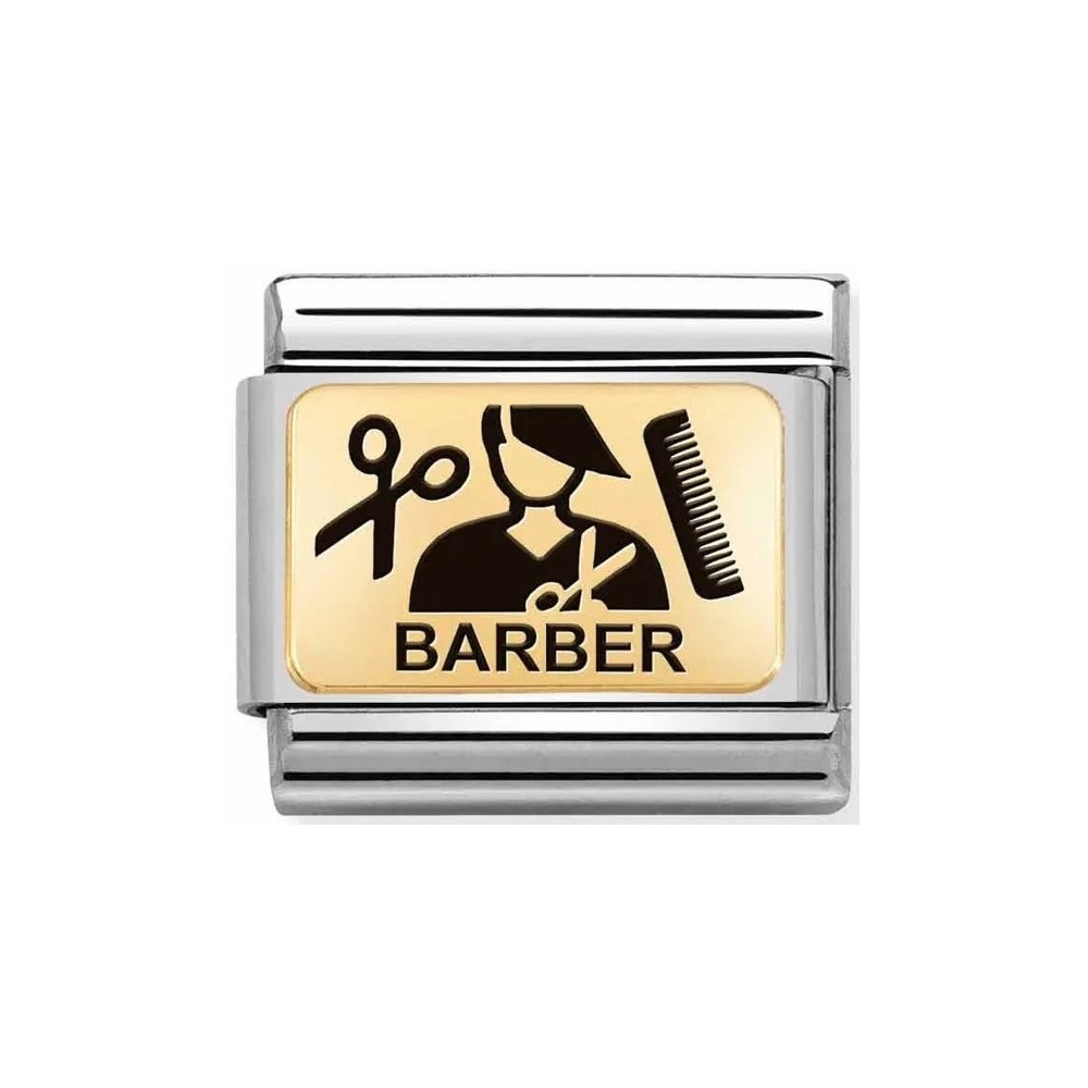 Nomination - Link 18K Gold 'Barber' 030166/13