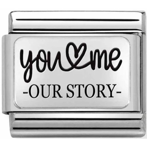 Nomination - Link 925 Silver 'YOU&ME OUR STORY' 330111/31