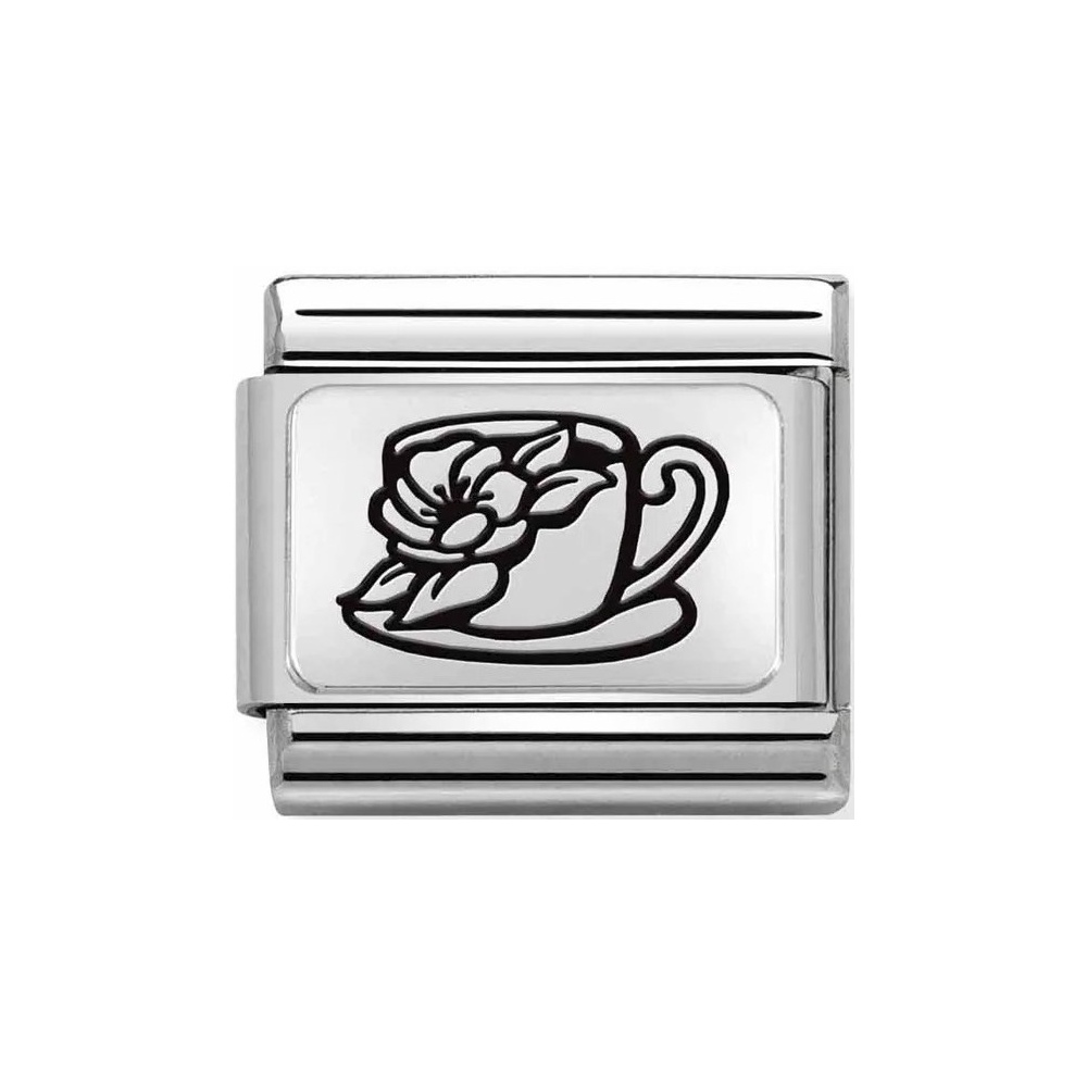 Nomination - Link 925 Silver 'Cup with Flower' 330111/26