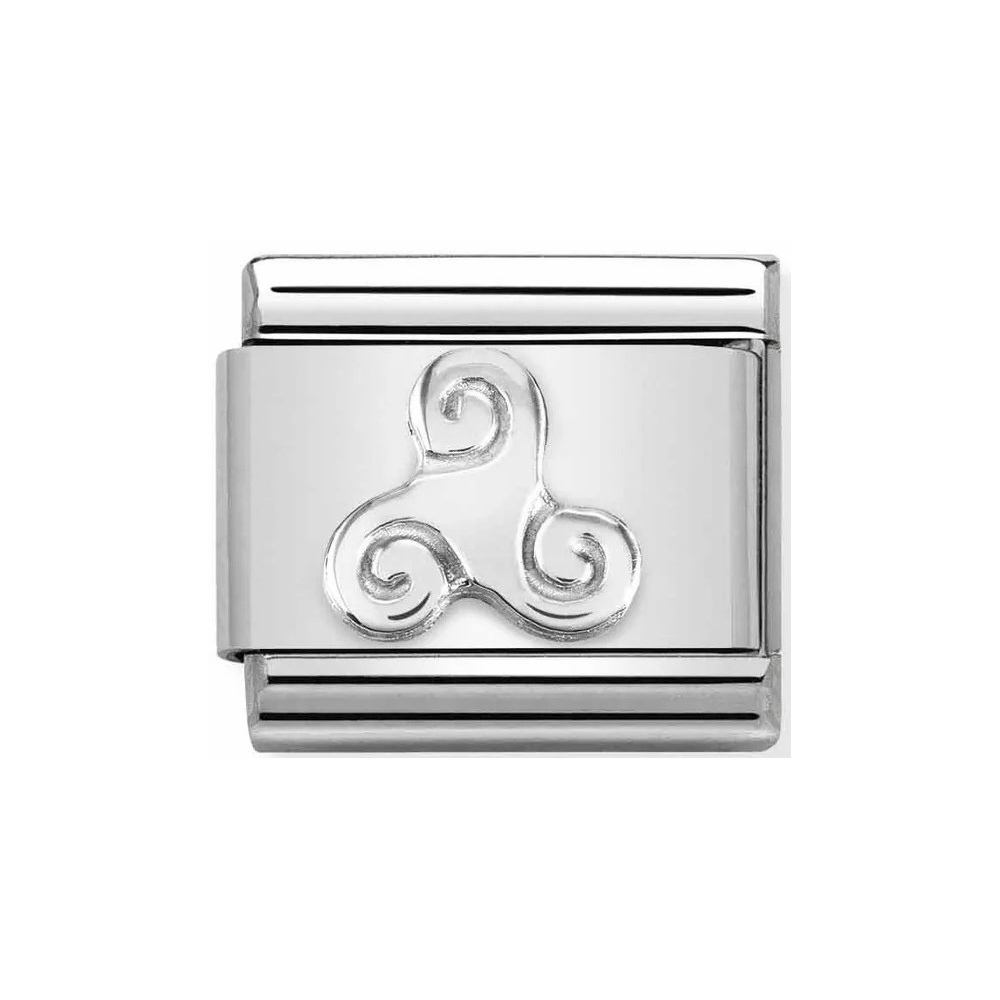Nomination - Link 925 Silver 'Peace symbol' 330106/05