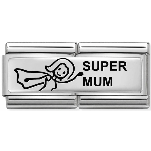 Nomination - Link 925 Silver 'Super Mama' 330710/38