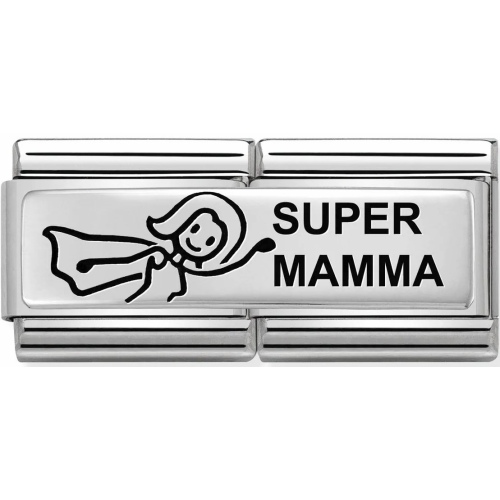 Nomination - Link 925 Silver 'Super Mama' 330710/37