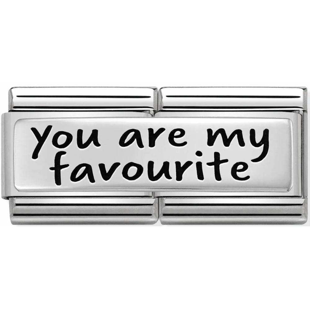 Nomination - Link 925 Silver 'You are my favorite' 330710/31
