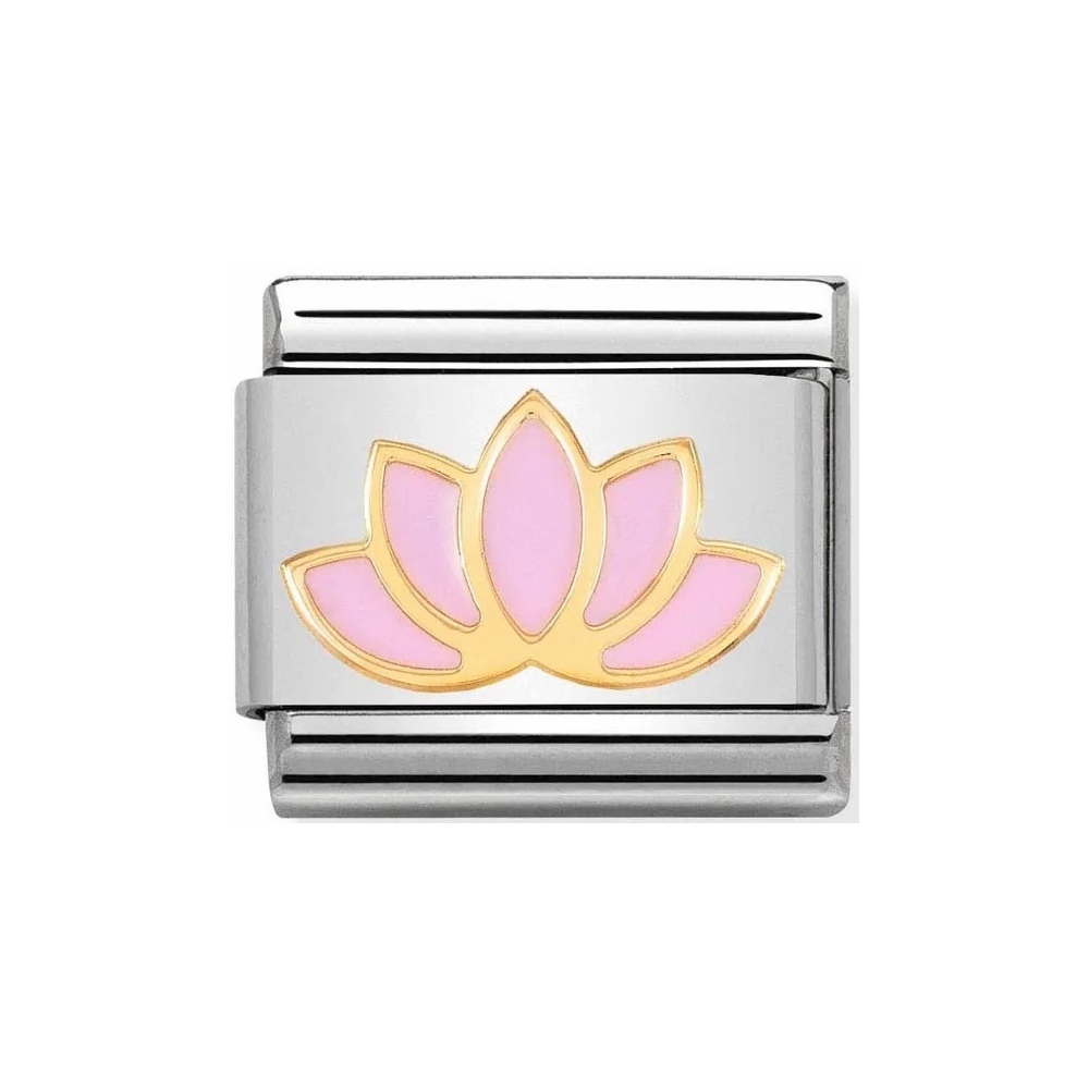 Nomination - Link 18K Gold 'Lotus Flower' 030278/17