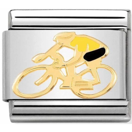 Nomination - Link 18K Gold 'Yellow Cyclist' 030259/13