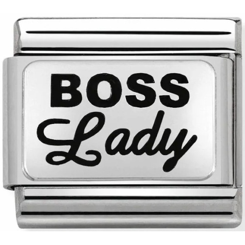 Nomination - Link 925 Silver 'BOSS LADY' 330109/35