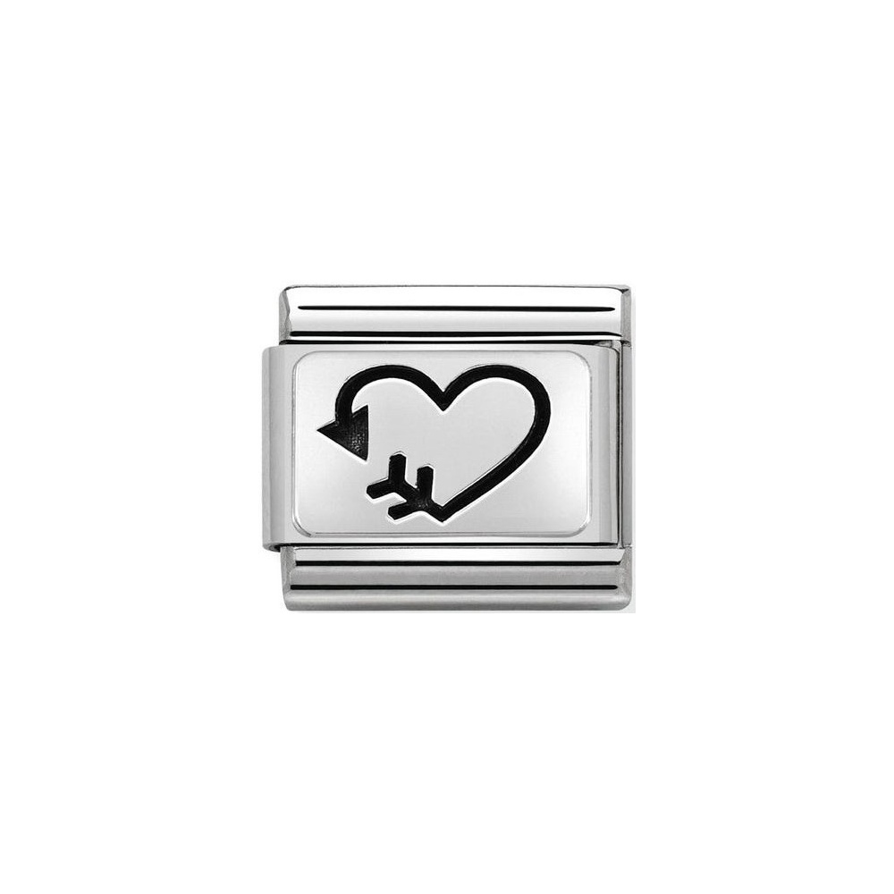 Nomination - Link 925 Silver 'Heart Arrow' 330109/38
