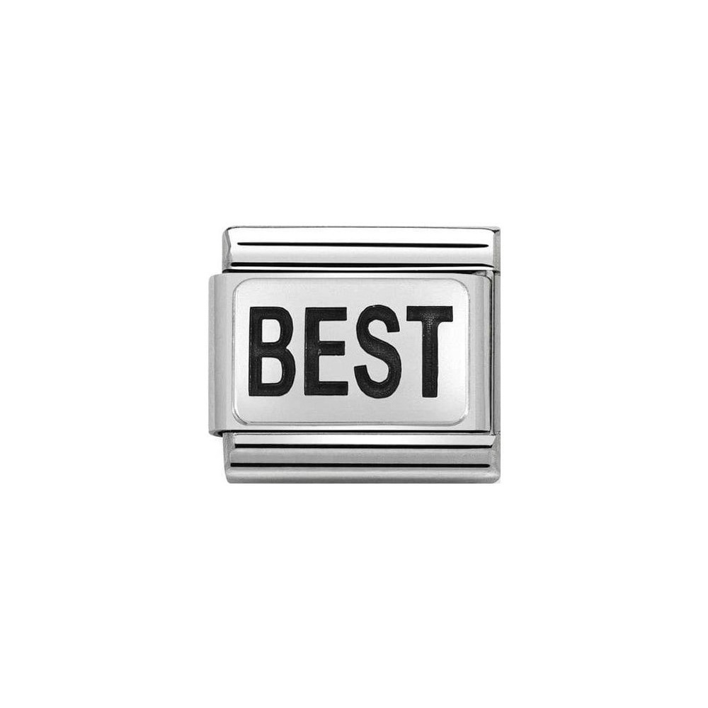 Nomination - Link 925 Silver 'BEST' 330109/27