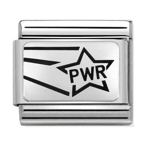 Nomination - Link 925 Silver 'Girl Power - PWR Star' 330109/19
