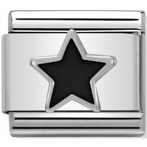 Nomination - Link 925 Silver 'Black Star' 330202/05