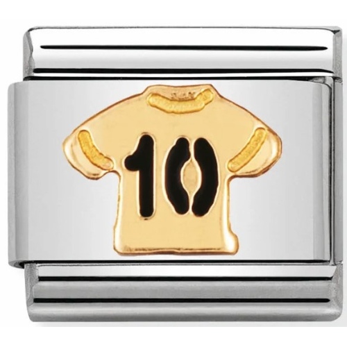 Nomination - Link 18K Gold 'Koszulka z Nr 10' 030204/12
