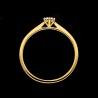 Pierścionek zaręczynowy z brylantem 0,19ct pr.585
