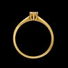 Pierścionek zaręczynowy z brylantem 0,18ct pr.585